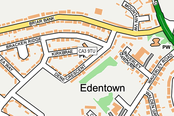 CA3 9TU map - OS OpenMap – Local (Ordnance Survey) CA3 9TU map - OS OpenMap – Local (Ordnance Survey)