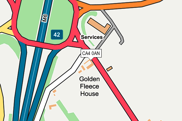 CA4 0AN map - OS OpenMap – Local (Ordnance Survey) CA4 0AN map - OS OpenMap – Local (Ordnance Survey)