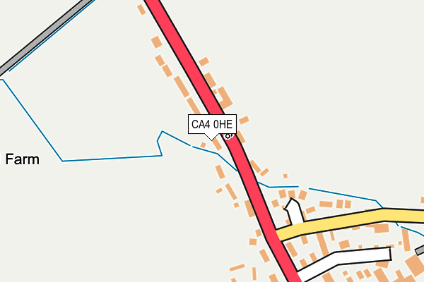 CA4 0HE map - OS OpenMap – Local (Ordnance Survey) CA4 0HE map - OS OpenMap – Local (Ordnance Survey)