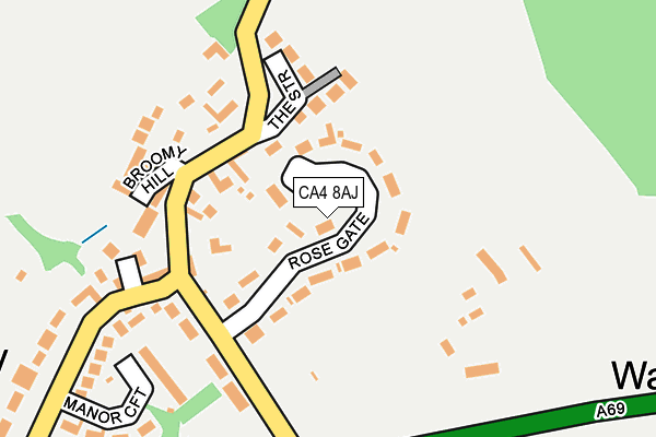 CA4 8AJ map - OS OpenMap – Local (Ordnance Survey) CA4 8AJ map - OS OpenMap – Local (Ordnance Survey)