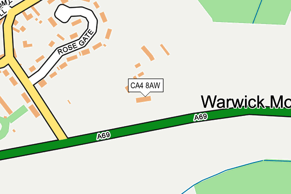 CA4 8AW map - OS OpenMap – Local (Ordnance Survey) CA4 8AW map - OS OpenMap – Local (Ordnance Survey)