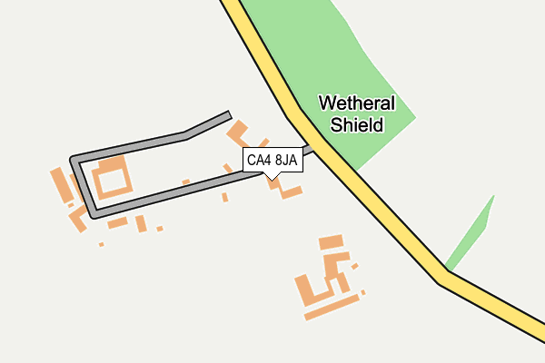 CA4 8JA map - OS OpenMap – Local (Ordnance Survey) CA4 8JA map - OS OpenMap – Local (Ordnance Survey)