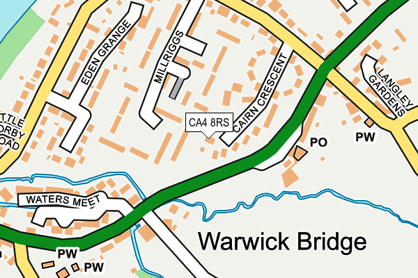 CA4 8RS map - OS OpenMap – Local (Ordnance Survey) CA4 8RS map - OS OpenMap – Local (Ordnance Survey)