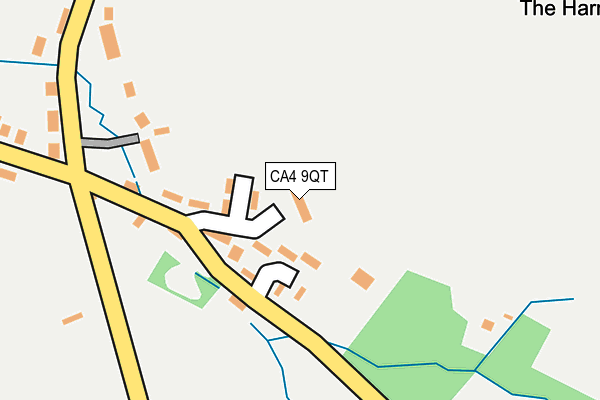 CA4 9QT map - OS OpenMap – Local (Ordnance Survey) CA4 9QT map - OS OpenMap – Local (Ordnance Survey)