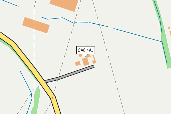 CA6 4AJ map - OS OpenMap – Local (Ordnance Survey) CA6 4AJ map - OS OpenMap – Local (Ordnance Survey)