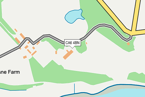 CA6 4BN map - OS OpenMap – Local (Ordnance Survey) CA6 4BN map - OS OpenMap – Local (Ordnance Survey)