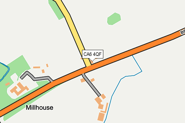 CA6 4QF map - OS OpenMap – Local (Ordnance Survey) CA6 4QF map - OS OpenMap – Local (Ordnance Survey)