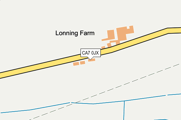 CA7 0JX map - OS OpenMap – Local (Ordnance Survey) CA7 0JX map - OS OpenMap – Local (Ordnance Survey)