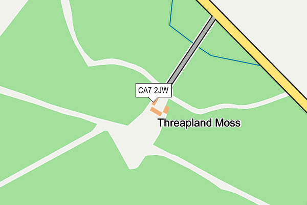 CA7 2JW map - OS OpenMap – Local (Ordnance Survey) CA7 2JW map - OS OpenMap – Local (Ordnance Survey)