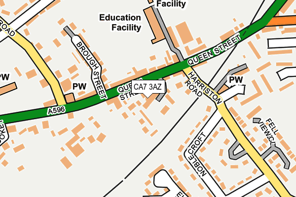 CA7 3AZ map - OS OpenMap – Local (Ordnance Survey) CA7 3AZ map - OS OpenMap – Local (Ordnance Survey)