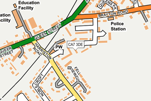 CA7 3DE map - OS OpenMap – Local (Ordnance Survey) CA7 3DE map - OS OpenMap – Local (Ordnance Survey)
