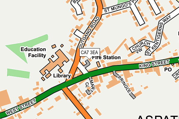 CA7 3EA map - OS OpenMap – Local (Ordnance Survey) CA7 3EA map - OS OpenMap – Local (Ordnance Survey)