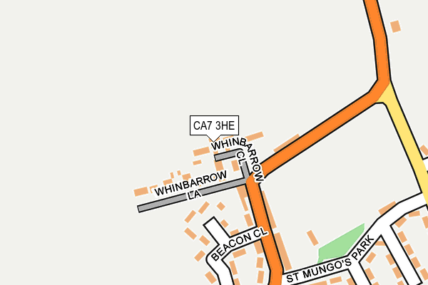 CA7 3HE map - OS OpenMap – Local (Ordnance Survey) CA7 3HE map - OS OpenMap – Local (Ordnance Survey)