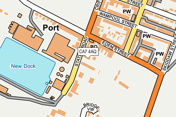 CA7 4AQ map - OS OpenMap – Local (Ordnance Survey) CA7 4AQ map - OS OpenMap – Local (Ordnance Survey)