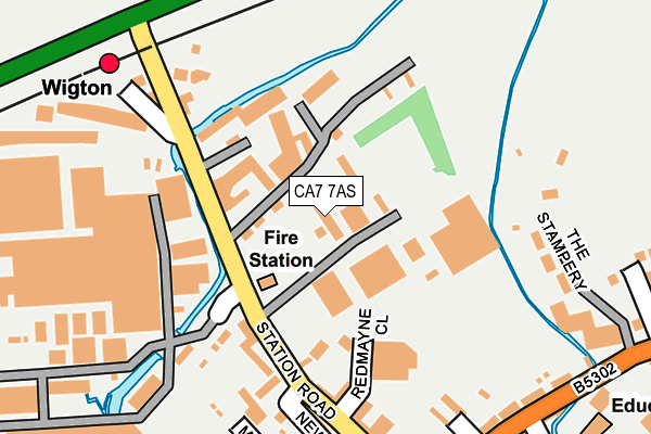 CA7 7AS map - OS OpenMap – Local (Ordnance Survey) CA7 7AS map - OS OpenMap – Local (Ordnance Survey)