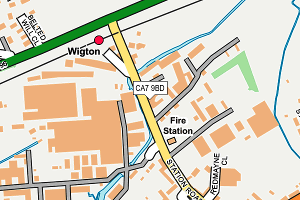 CA7 9BD map - OS OpenMap – Local (Ordnance Survey) CA7 9BD map - OS OpenMap – Local (Ordnance Survey)