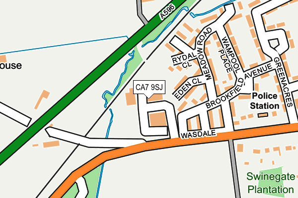 CA7 9SJ map - OS OpenMap – Local (Ordnance Survey) CA7 9SJ map - OS OpenMap – Local (Ordnance Survey)