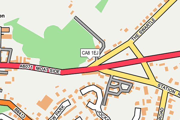 CA8 1EJ map - OS OpenMap – Local (Ordnance Survey) CA8 1EJ map - OS OpenMap – Local (Ordnance Survey)