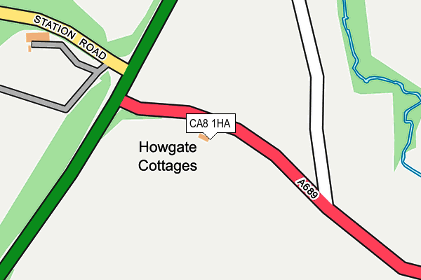 CA8 1HA map - OS OpenMap – Local (Ordnance Survey)