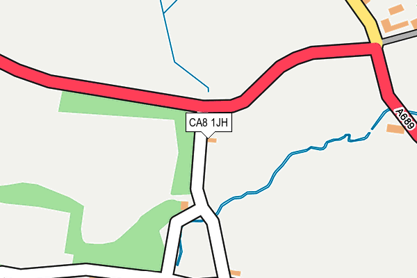 CA8 1JH map - OS OpenMap – Local (Ordnance Survey) CA8 1JH map - OS OpenMap – Local (Ordnance Survey)