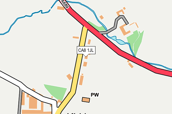 CA8 1JL map - OS OpenMap – Local (Ordnance Survey)