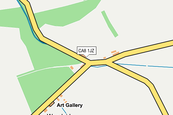 CA8 1JZ map - OS OpenMap – Local (Ordnance Survey) CA8 1JZ map - OS OpenMap – Local (Ordnance Survey)