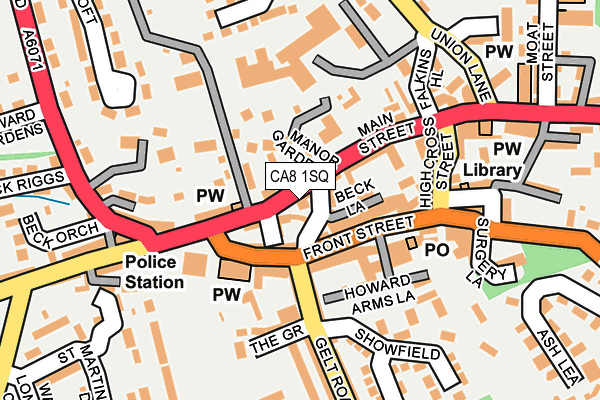 CA8 1SQ map - OS OpenMap – Local (Ordnance Survey) CA8 1SQ map - OS OpenMap – Local (Ordnance Survey)