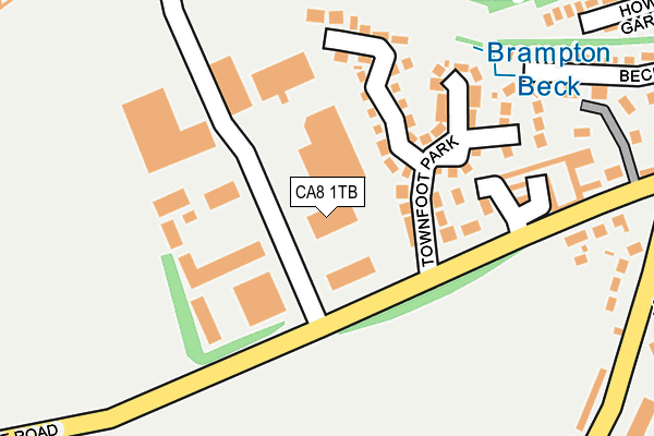 CA8 1TB map - OS OpenMap – Local (Ordnance Survey) CA8 1TB map - OS OpenMap – Local (Ordnance Survey)