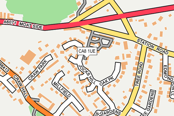 CA8 1UE map - OS OpenMap – Local (Ordnance Survey) CA8 1UE map - OS OpenMap – Local (Ordnance Survey)