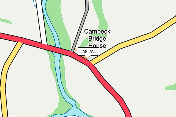 CA8 2AU map - OS OpenMap – Local (Ordnance Survey) CA8 2AU map - OS OpenMap – Local (Ordnance Survey)