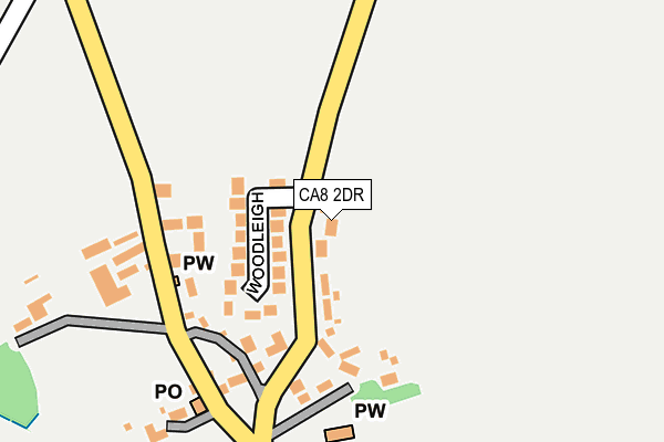 CA8 2DR map - OS OpenMap – Local (Ordnance Survey) CA8 2DR map - OS OpenMap – Local (Ordnance Survey)