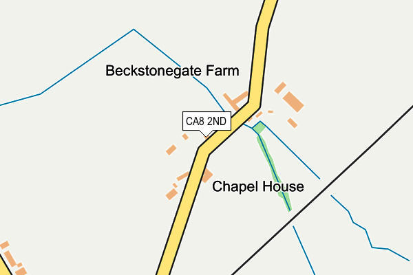 CA8 2ND map - OS OpenMap – Local (Ordnance Survey) CA8 2ND map - OS OpenMap – Local (Ordnance Survey)