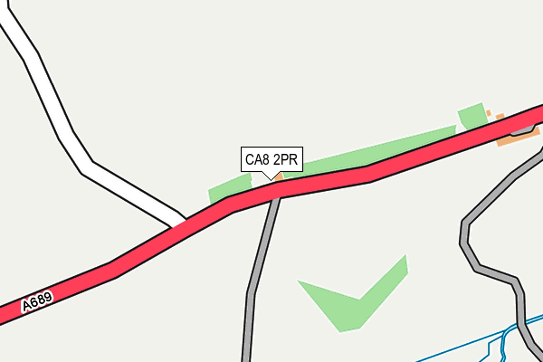 CA8 2PR map - OS OpenMap – Local (Ordnance Survey) CA8 2PR map - OS OpenMap – Local (Ordnance Survey)