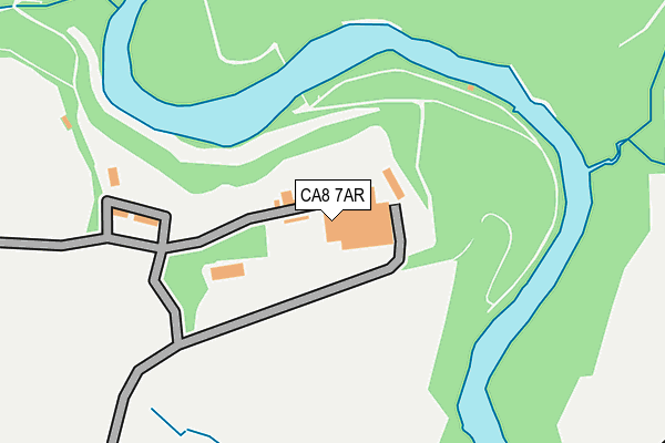 CA8 7AR map - OS OpenMap – Local (Ordnance Survey) CA8 7AR map - OS OpenMap – Local (Ordnance Survey)