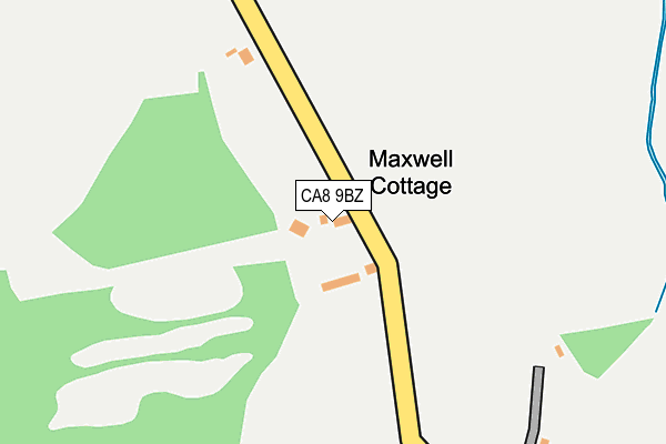 CA8 9BZ map - OS OpenMap – Local (Ordnance Survey) CA8 9BZ map - OS OpenMap – Local (Ordnance Survey)