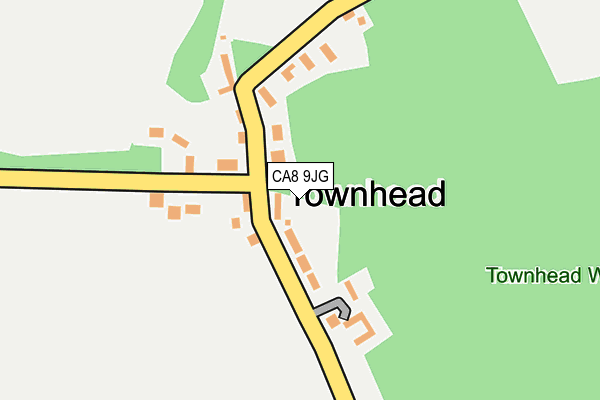 CA8 9JG map - OS OpenMap – Local (Ordnance Survey) CA8 9JG map - OS OpenMap – Local (Ordnance Survey)