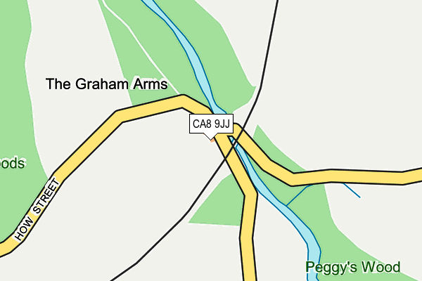 CA8 9JJ map - OS OpenMap – Local (Ordnance Survey) CA8 9JJ map - OS OpenMap – Local (Ordnance Survey)