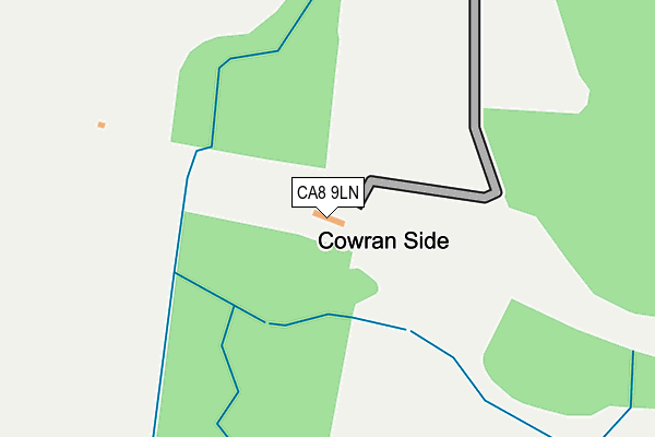CA8 9LN map - OS OpenMap – Local (Ordnance Survey) CA8 9LN map - OS OpenMap – Local (Ordnance Survey)
