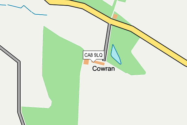CA8 9LQ map - OS OpenMap – Local (Ordnance Survey) CA8 9LQ map - OS OpenMap – Local (Ordnance Survey)