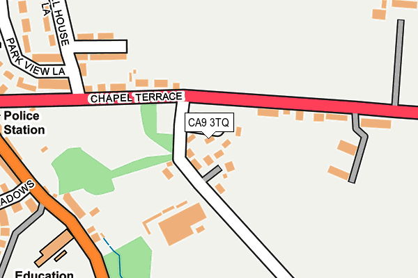 CA9 3TQ map - OS OpenMap – Local (Ordnance Survey) CA9 3TQ map - OS OpenMap – Local (Ordnance Survey)