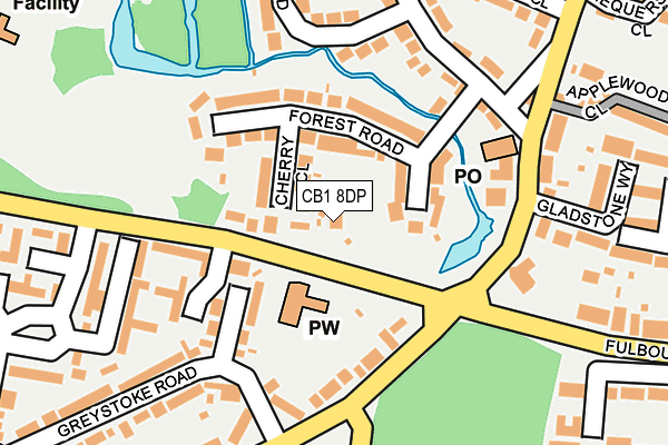 CB1 8DP map - OS OpenMap – Local (Ordnance Survey) CB1 8DP map - OS OpenMap – Local (Ordnance Survey)