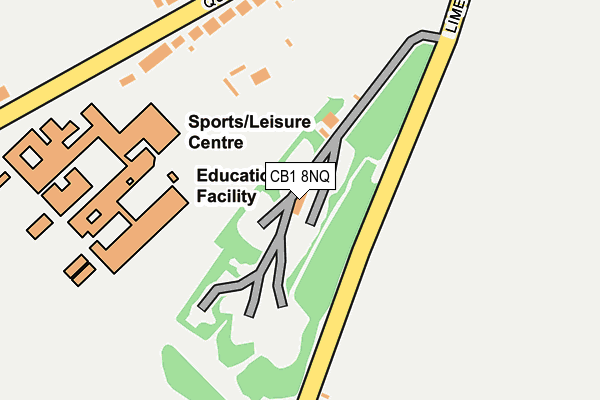 CB1 8NQ map - OS OpenMap – Local (Ordnance Survey) CB1 8NQ map - OS OpenMap – Local (Ordnance Survey)