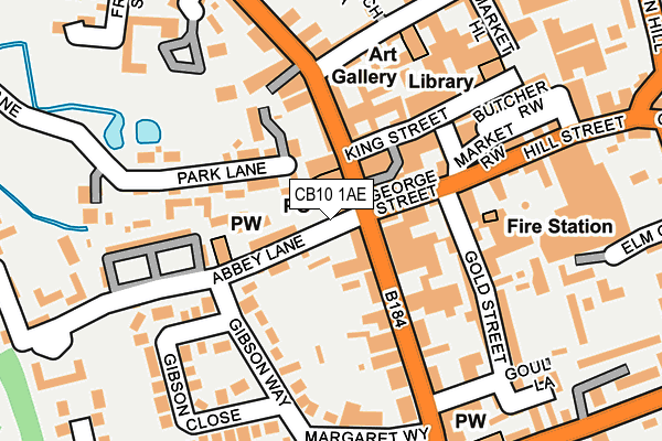 CB10 1AE map - OS OpenMap – Local (Ordnance Survey) CB10 1AE map - OS OpenMap – Local (Ordnance Survey)