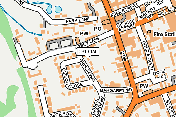 CB10 1AL map - OS OpenMap – Local (Ordnance Survey) CB10 1AL map - OS OpenMap – Local (Ordnance Survey)