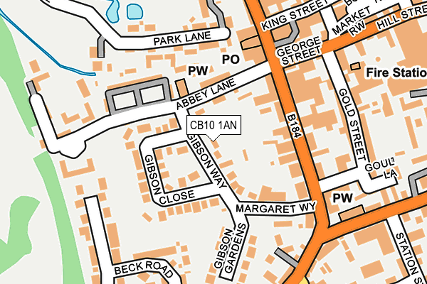 CB10 1AN map - OS OpenMap – Local (Ordnance Survey) CB10 1AN map - OS OpenMap – Local (Ordnance Survey)