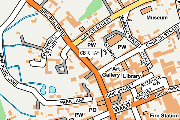CB10 1AY map - OS OpenMap – Local (Ordnance Survey) CB10 1AY map - OS OpenMap – Local (Ordnance Survey)