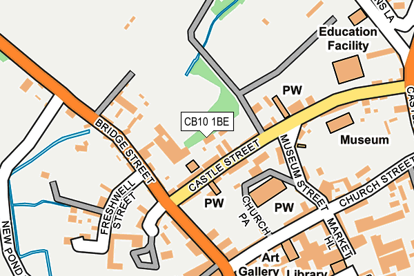 CB10 1BE map - OS OpenMap – Local (Ordnance Survey) CB10 1BE map - OS OpenMap – Local (Ordnance Survey)