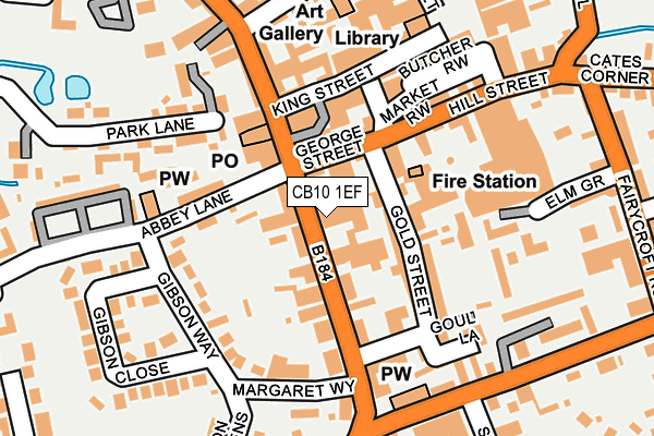 CB10 1EF map - OS OpenMap – Local (Ordnance Survey) CB10 1EF map - OS OpenMap – Local (Ordnance Survey)
