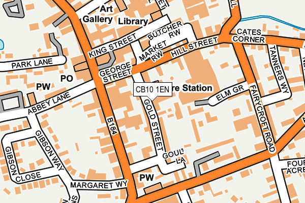 CB10 1EN map - OS OpenMap – Local (Ordnance Survey) CB10 1EN map - OS OpenMap – Local (Ordnance Survey)