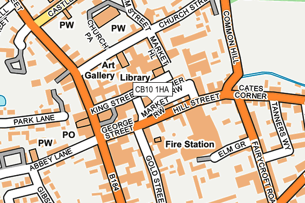 CB10 1HA map - OS OpenMap – Local (Ordnance Survey) CB10 1HA map - OS OpenMap – Local (Ordnance Survey)